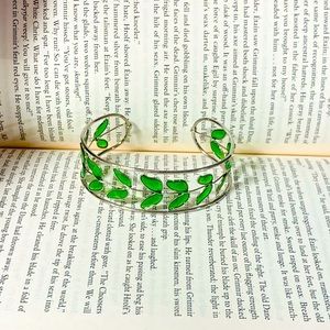 Silver Vine Cuff Bracelet